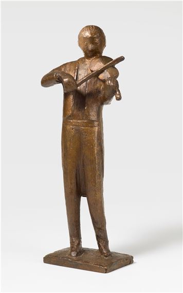 Geigenspieler by Gerhard Marcks, 1975