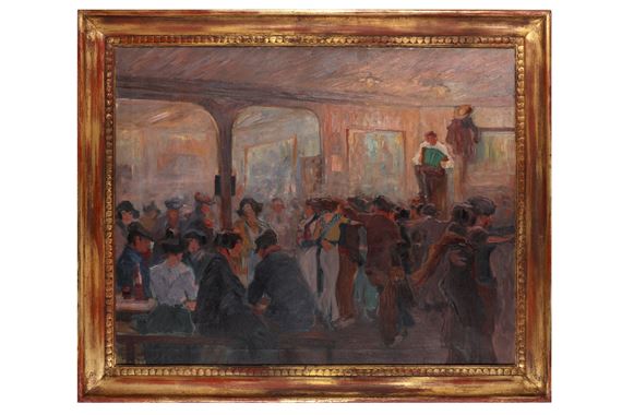 Apachenhall Dance by Friedrich August Herkendell