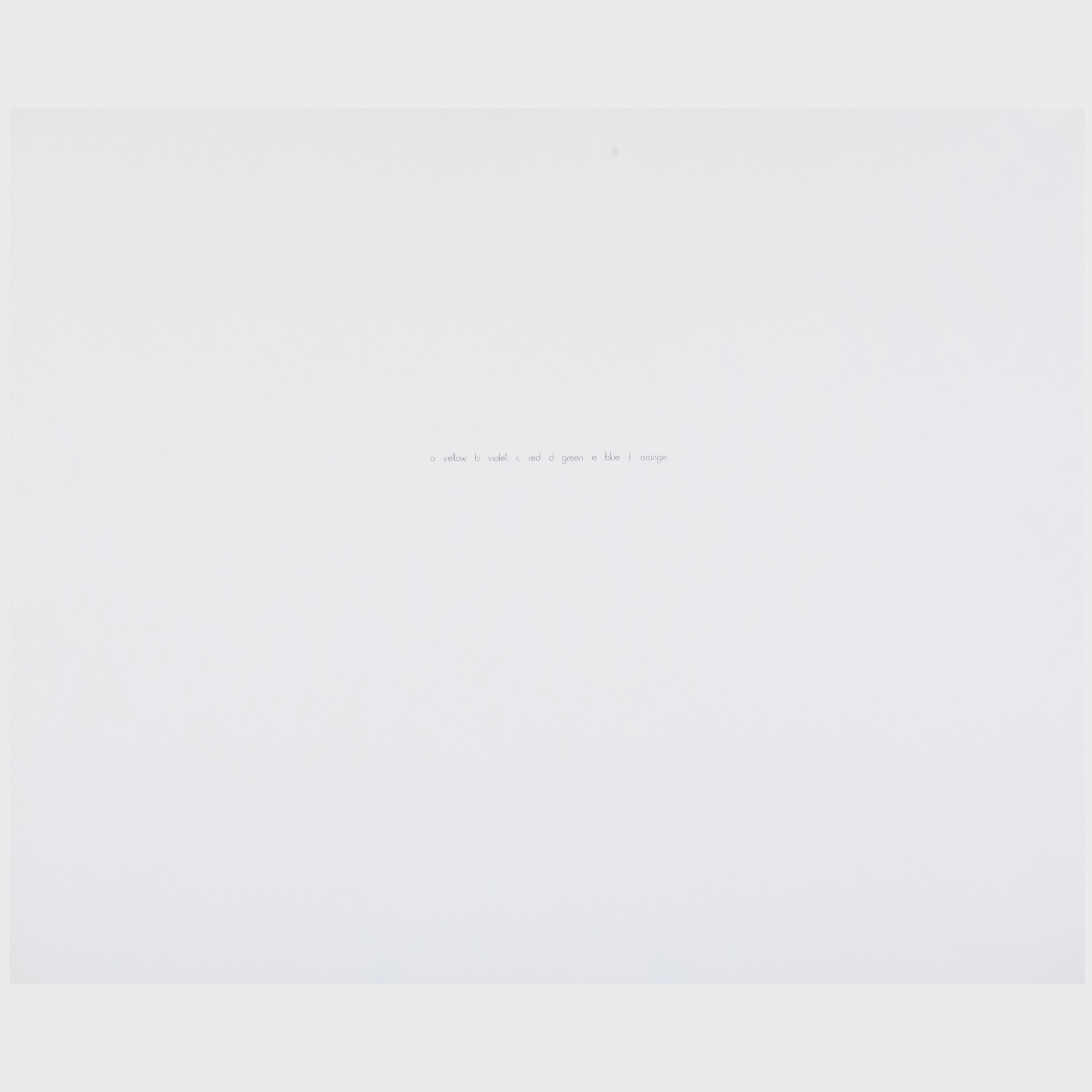 Artwork by Laura Grisi, Stripes, Made of lithographs in colors on smooth wove paper