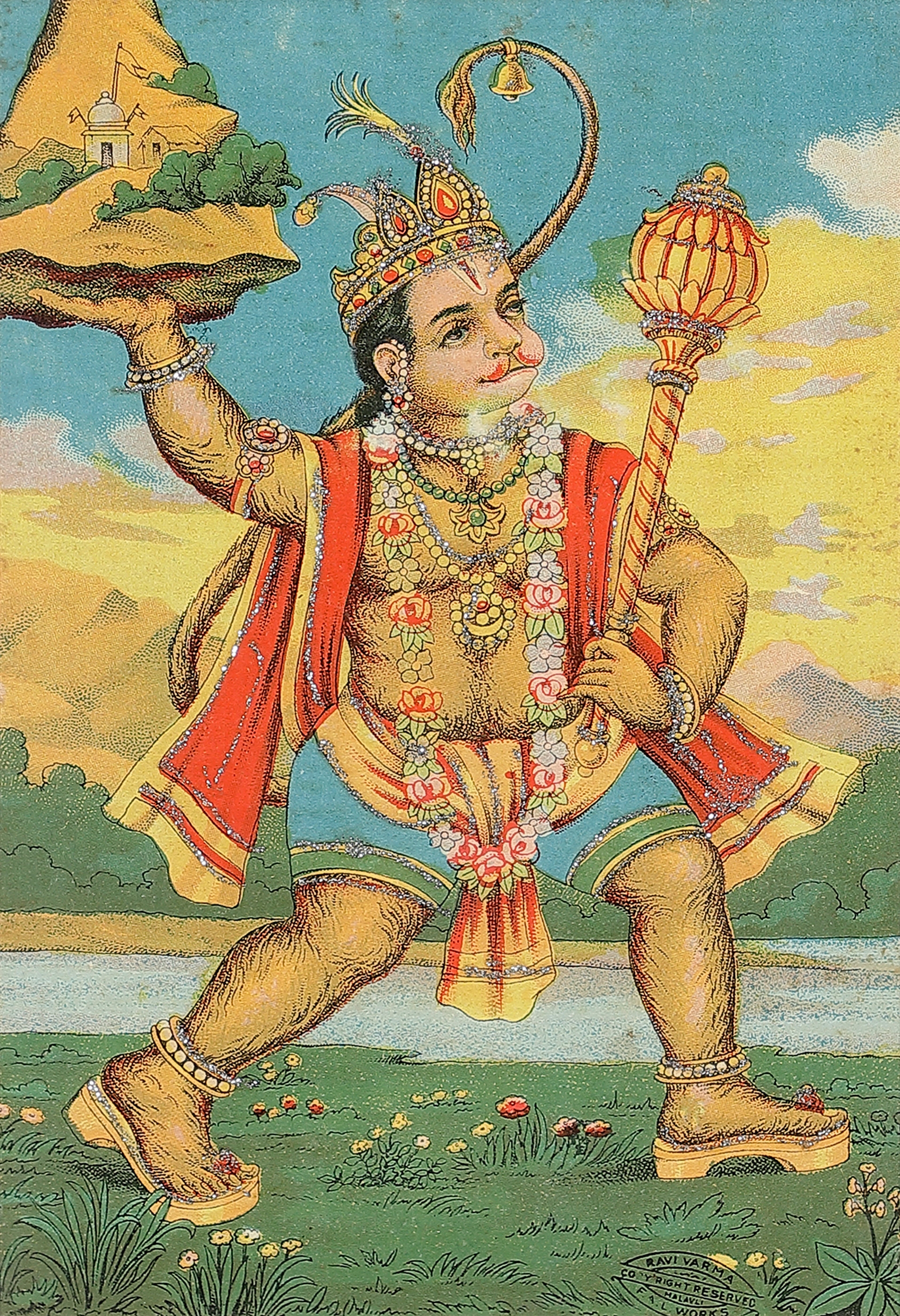 Raja Ravi Varma | Mahavir Hanuman | MutualArt