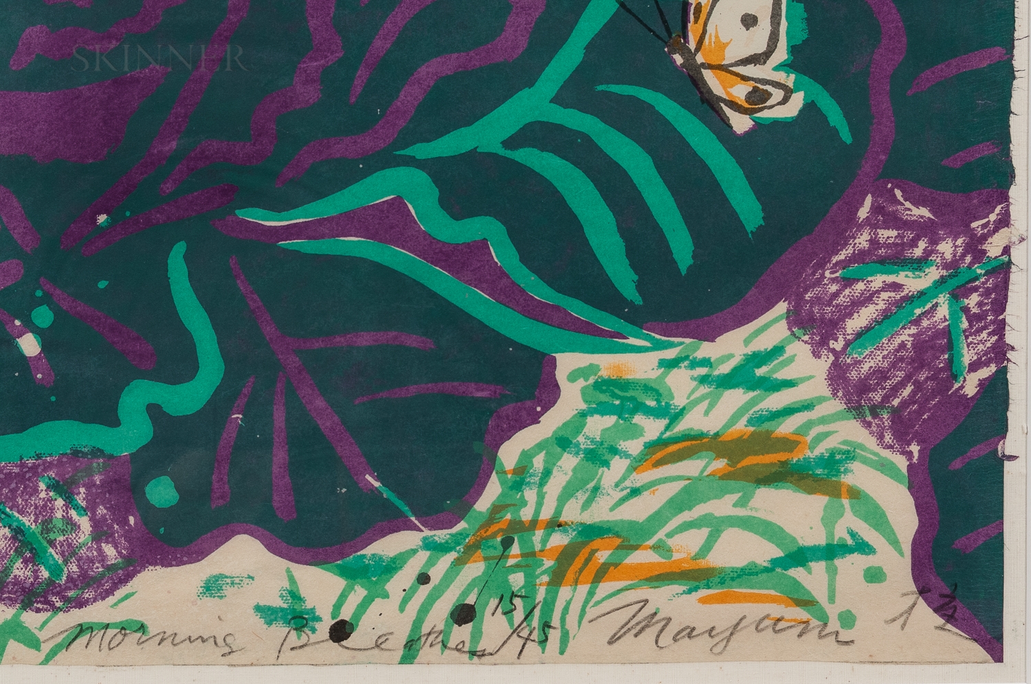 Artwork by Mayumi Oda, Morning Breath and My Breath Diptych, Made of silkscreen print