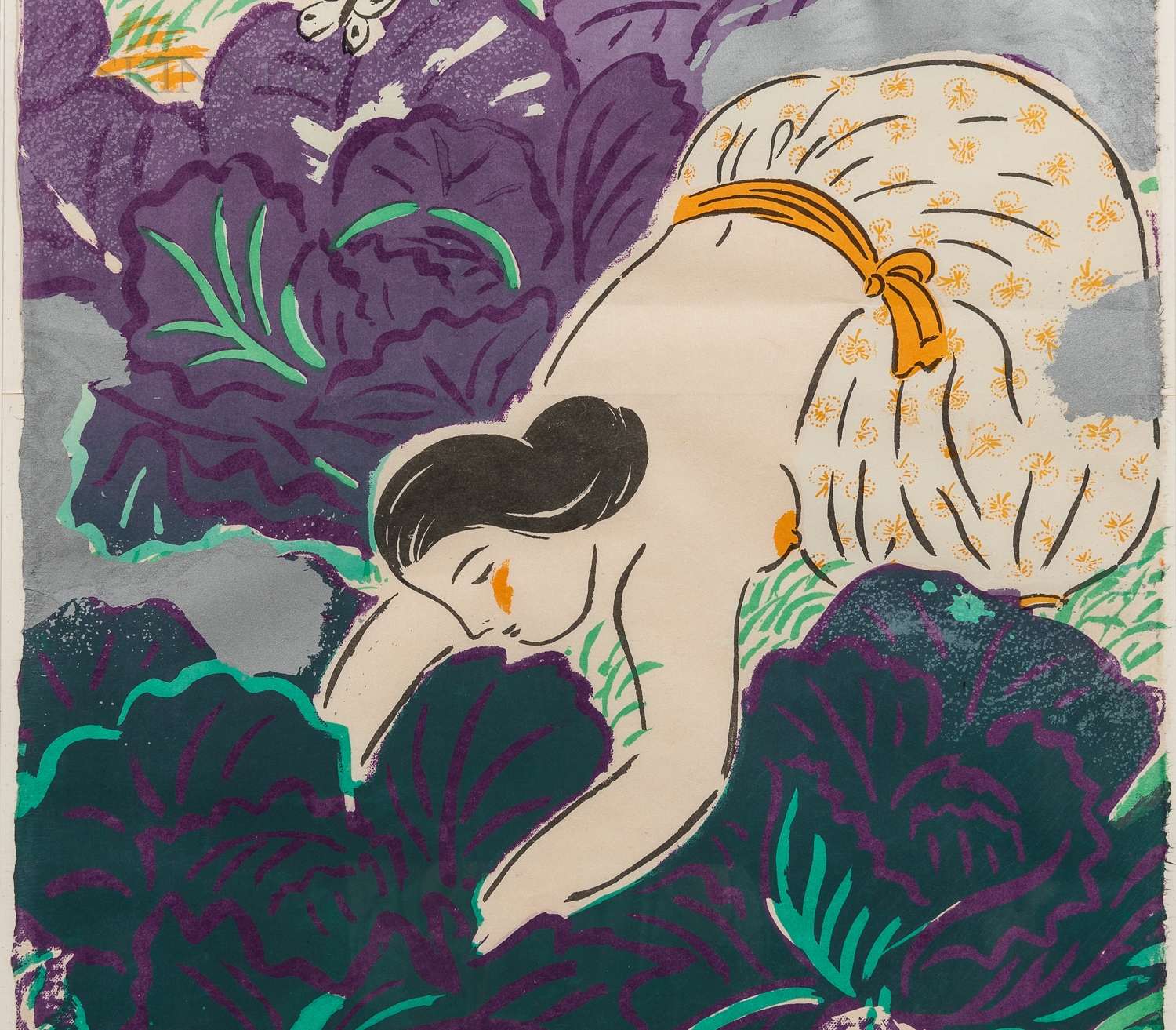 Artwork by Mayumi Oda, Morning Breath and My Breath Diptych, Made of silkscreen print