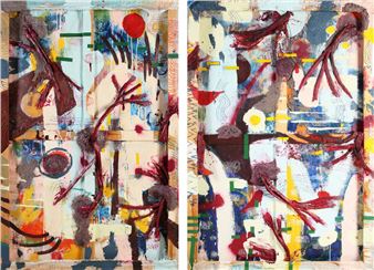 Diptych: Double-sided,  A History of Symbolosis - Sigalit Landau