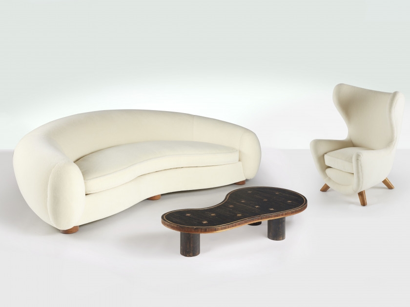 Jean Royère | Canapé modèle « Boule » dit « Ours polaire » (1947