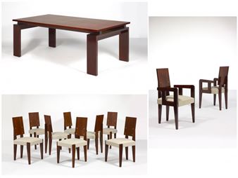 Rare ensemble de salle à manger by André Sornay, 1936