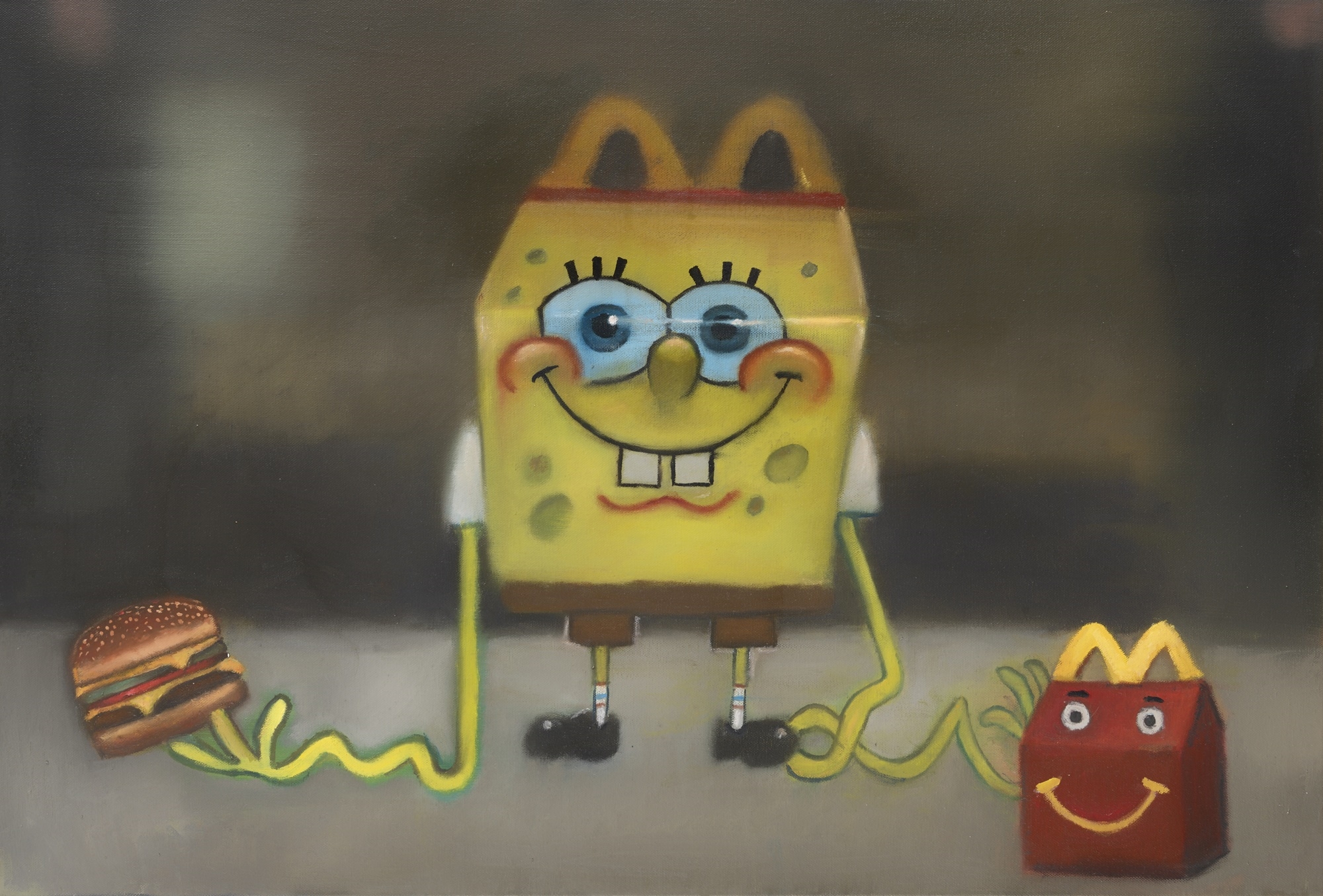 Timothy Gatenby Stretch Spongebob (2020) MutualArt