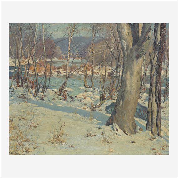 Neshaminy: Winter Morning by Roy Cleveland Nuse