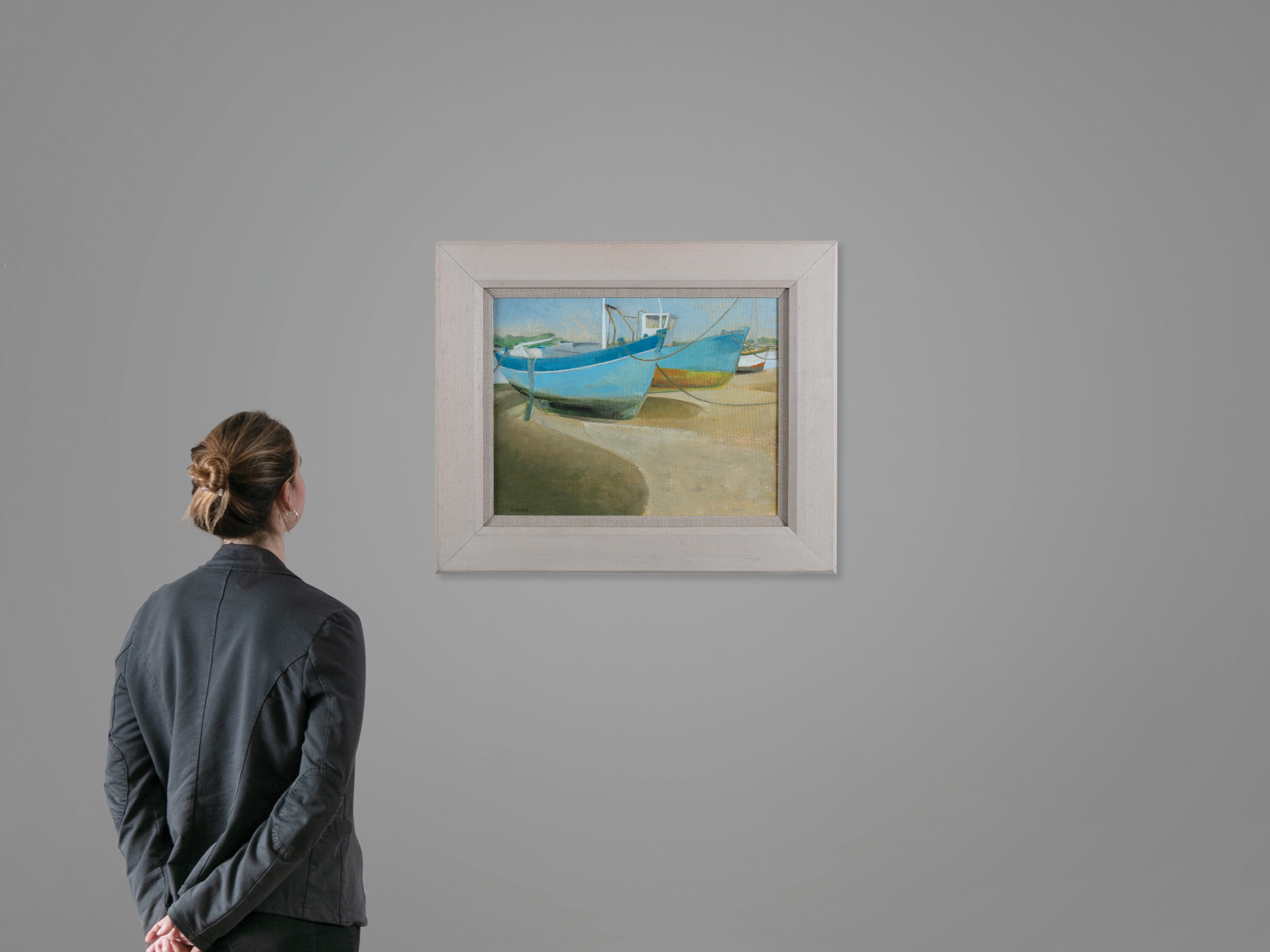 Barbara Warren | Boats in the Old Harbour | MutualArt