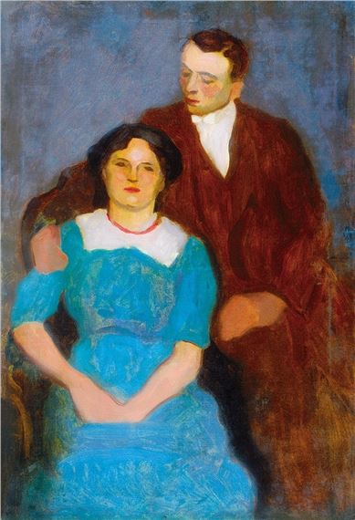 Engaged Couple by Károly Ferenczy, 1912