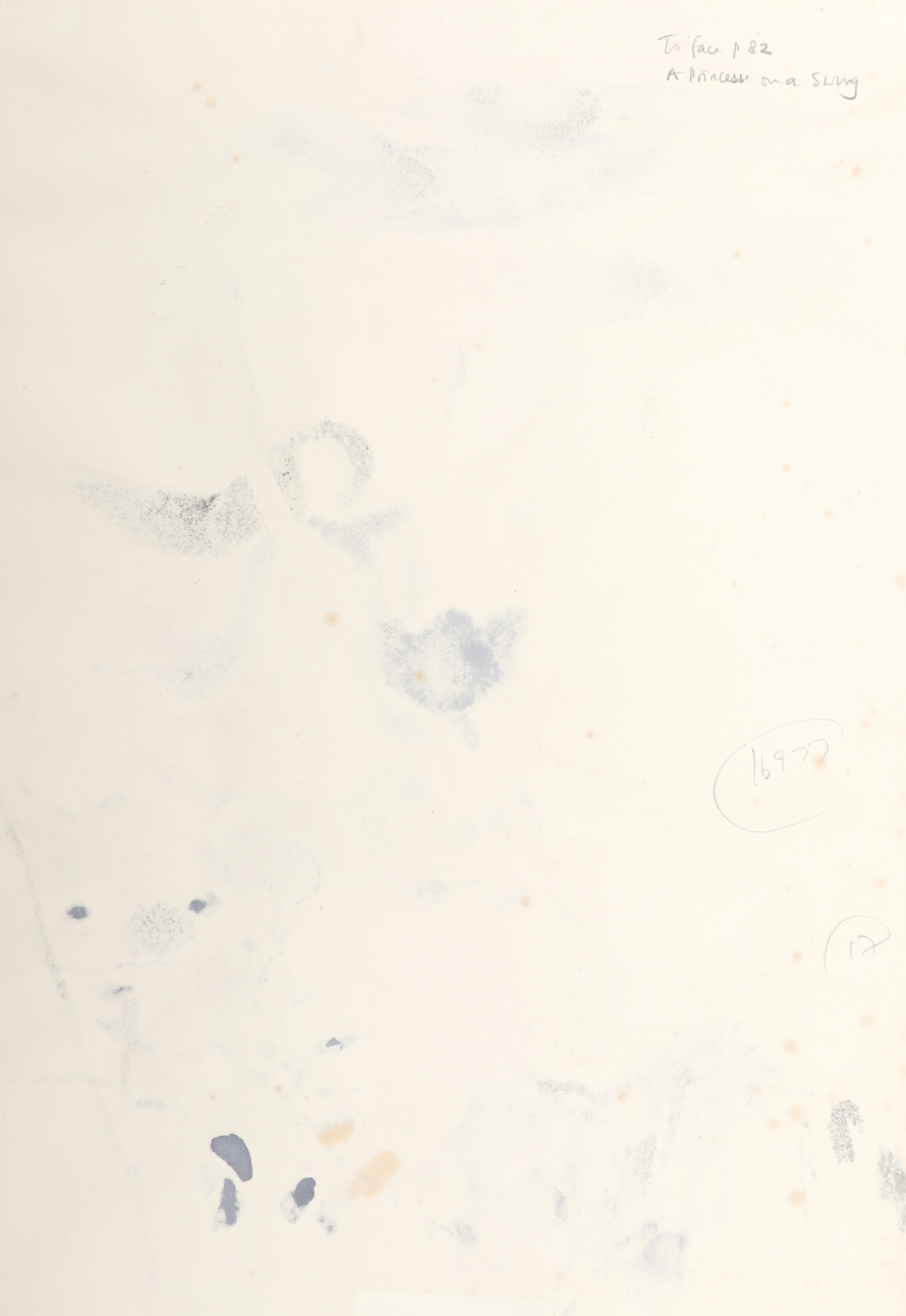 Artwork by William Stobbs, Studies for illustrations from 'The Whole World Storybook':, Made of pen and ink, and watercolour heightened (3)