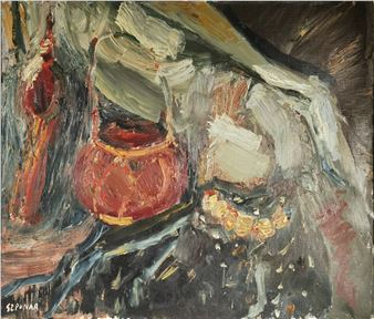 Martwa natura z tybetańską herbatą III - Renata Szpunar - Kubczyk