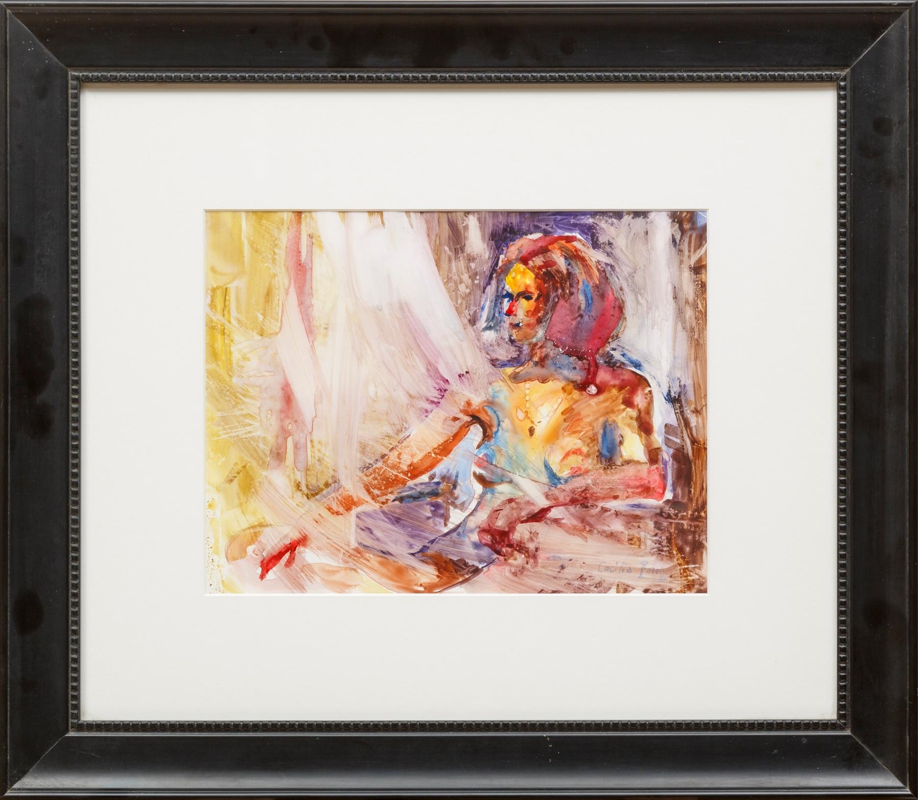 Artwork by Cecilia Feng, Nude, Made of mixed media on paper