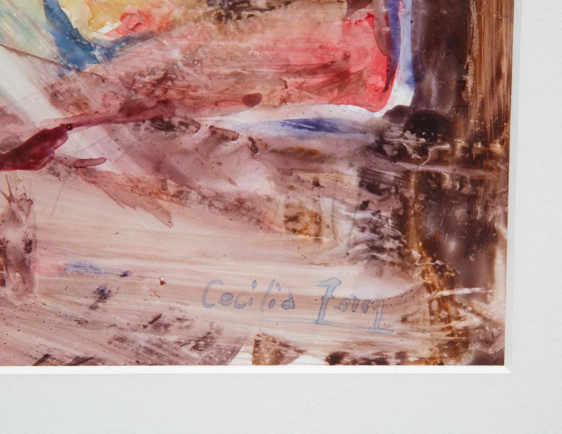 Artwork by Cecilia Feng, Nude, Made of mixed media on paper