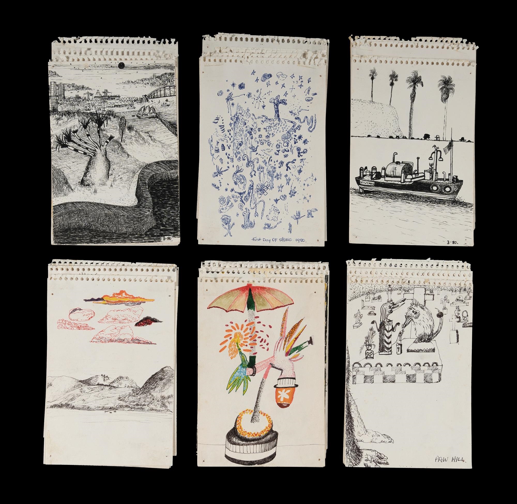 James Robert Paterson | Collection of 175 small drawings executed 1979 ...