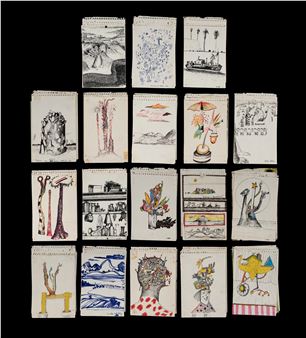 Collection of 175 small drawings executed 1979-1980 - James Robert  Paterson