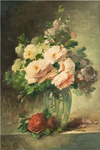 Henri Fantin-Latour | HENRI FANTIN-LATOUR : ROSES (1857