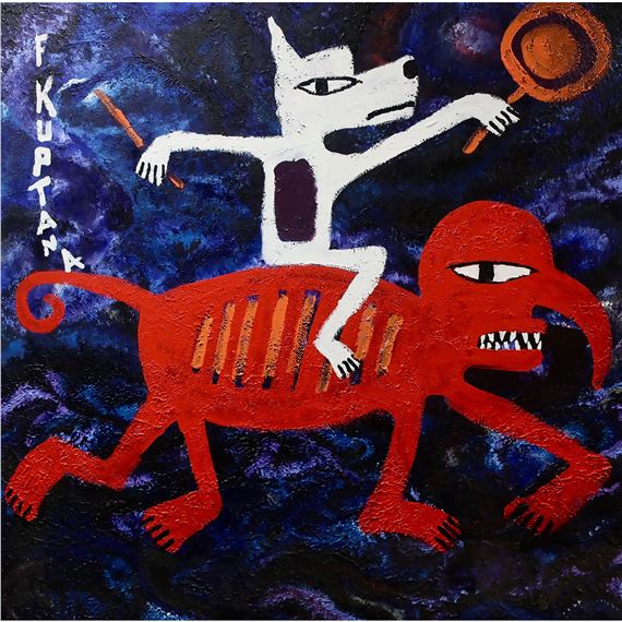 UNTITLED (NIGHT RIDER) by Floyd Kuptana