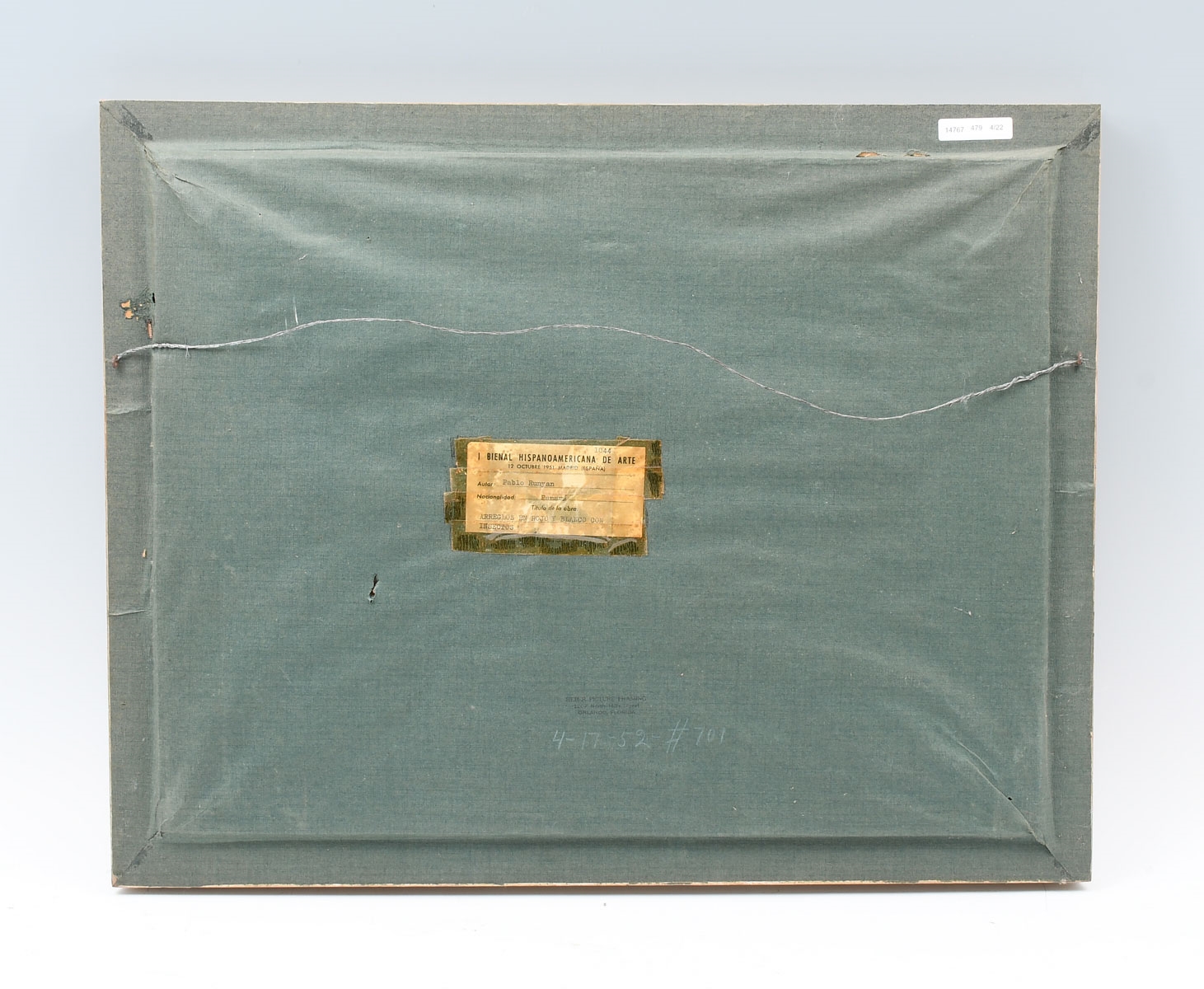 Artwork by Pablo Runyan, ''Arreglos en Rojo y Blanco con Insectos'', Made of Oil/Canvasboard