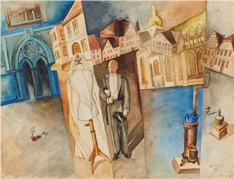 "Bürgerliches Brautpaar". - Hannah ö