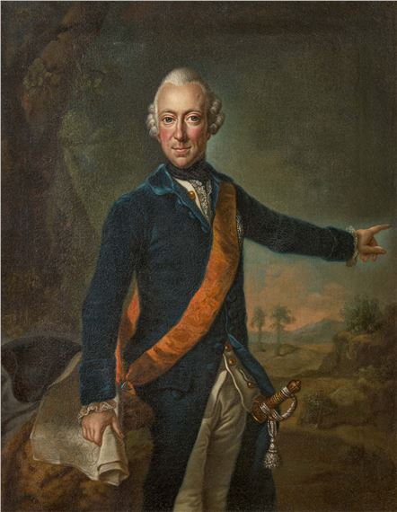 Portrait of the Hereditary Prince Karl Wilhelm Ferdinand von Braunschweig (1735 - 1806). by Anna Rosina de Gasc, 2001