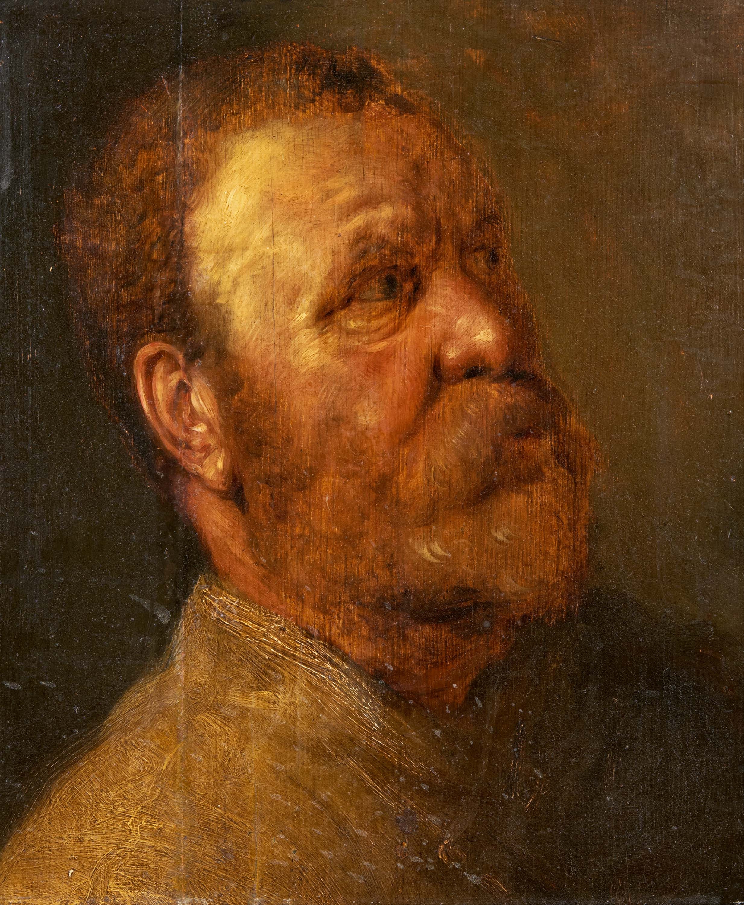 Artwork by Jan Lievens, Portrait of a Man., Made of Oil on wood