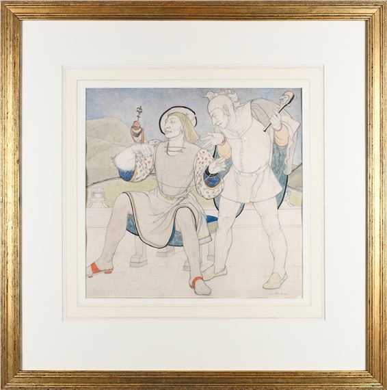 averil-mary-burleigh-the-falconer-and-the-jester-mutualart
