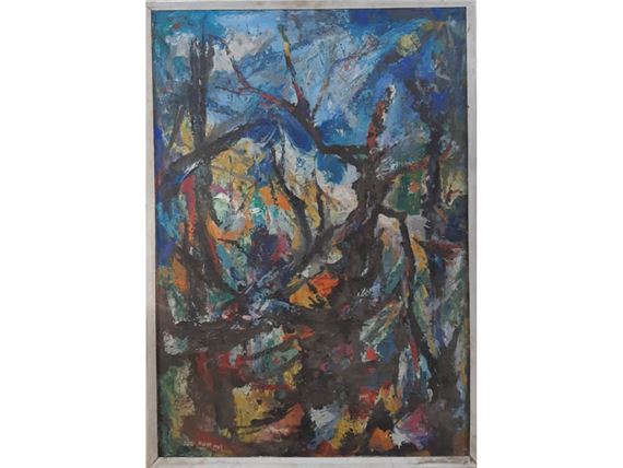 Burnt Trees by Joe Rose, 1960