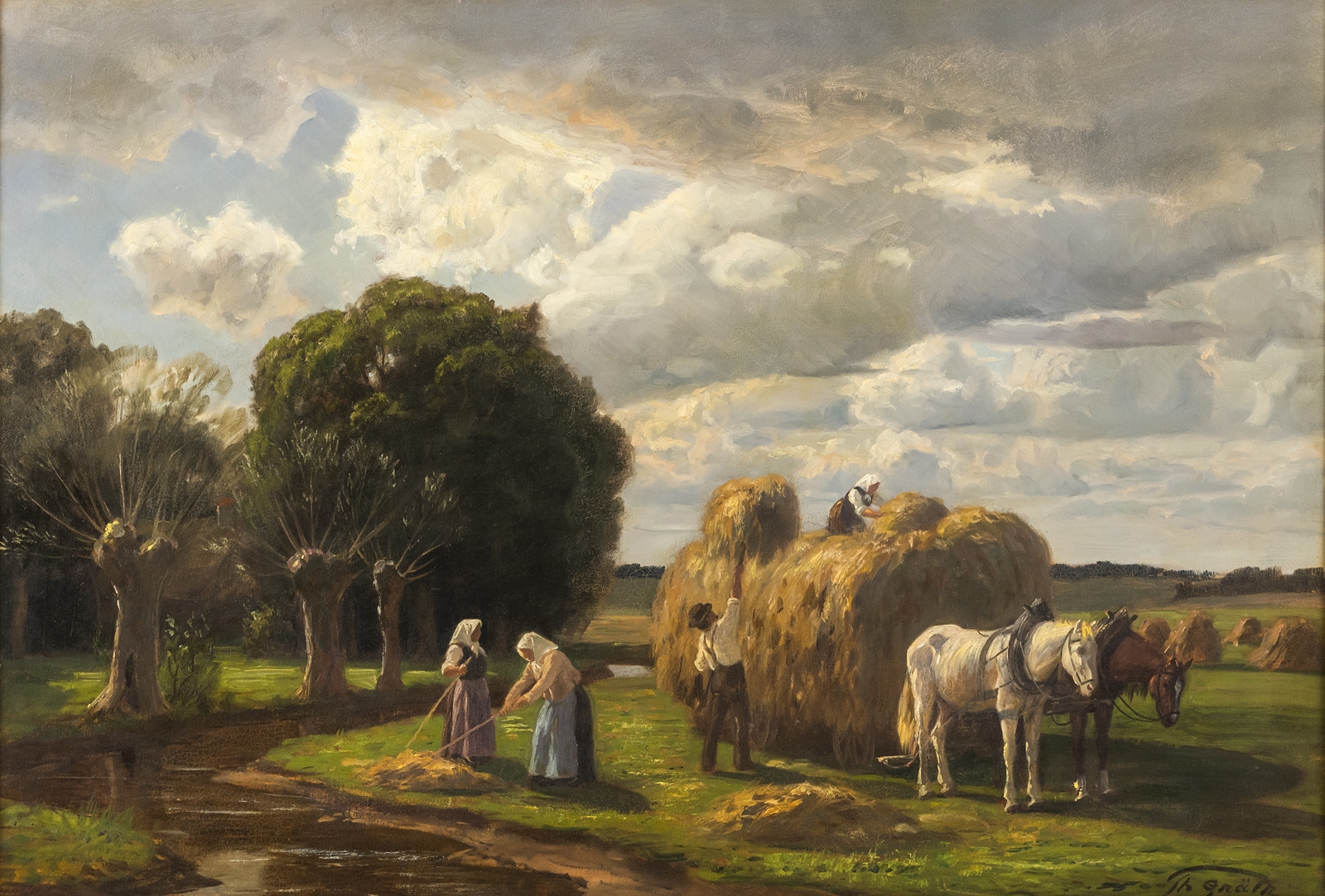 Artwork by Theodor Grätz, Graetz, Made of oil/ canvas