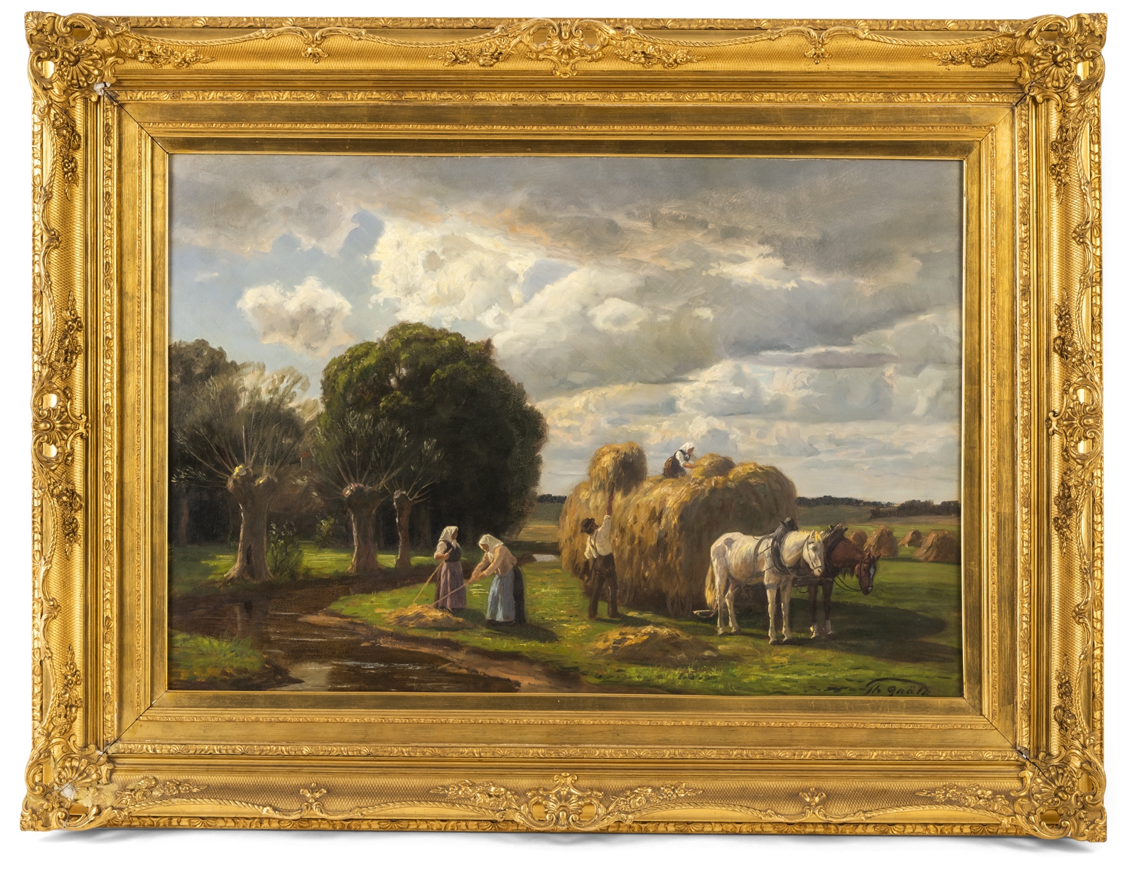 Artwork by Theodor Grätz, Graetz, Made of oil/ canvas
