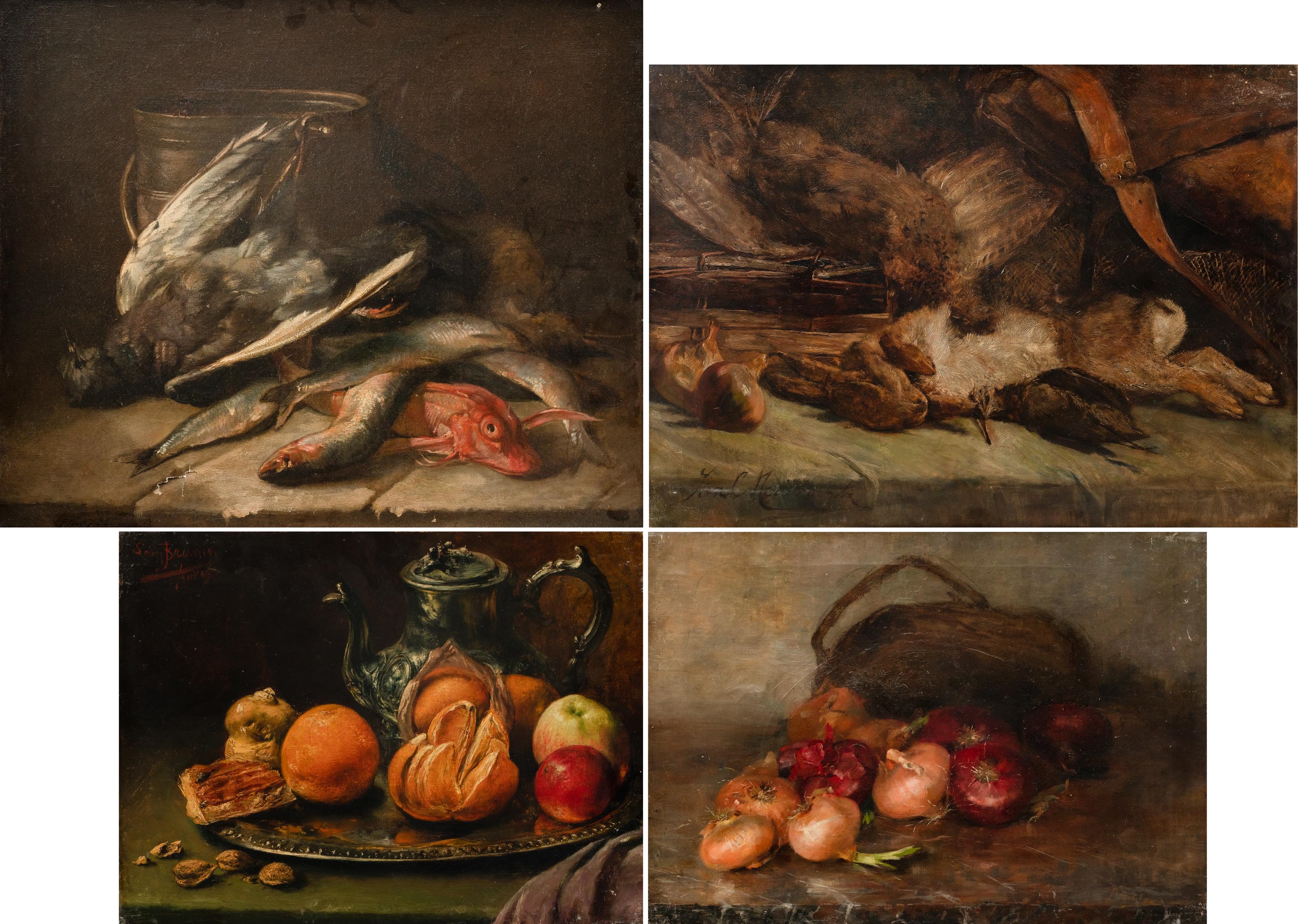 Artwork by Jan C. Neervoort, Hunting Still Life, Made of Canvas