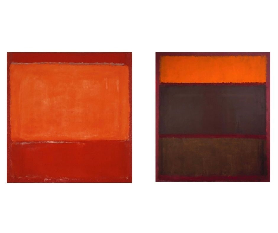 Mark Rothko | A lot of 2 framed Mark Rothko giclée reproductions ...