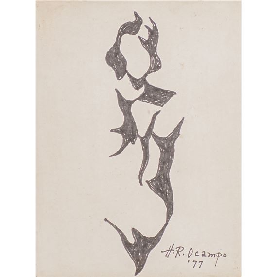 Untitled (Woman) by Hernando Ocampo, dated 1977