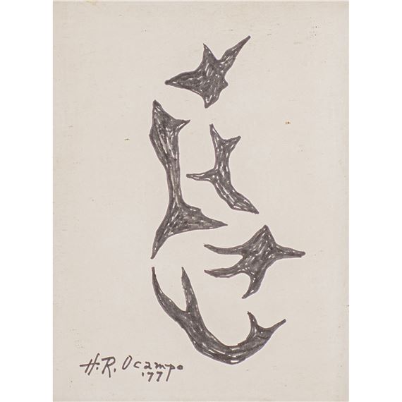 Untitled (Nude) by Hernando Ocampo, dated 1977