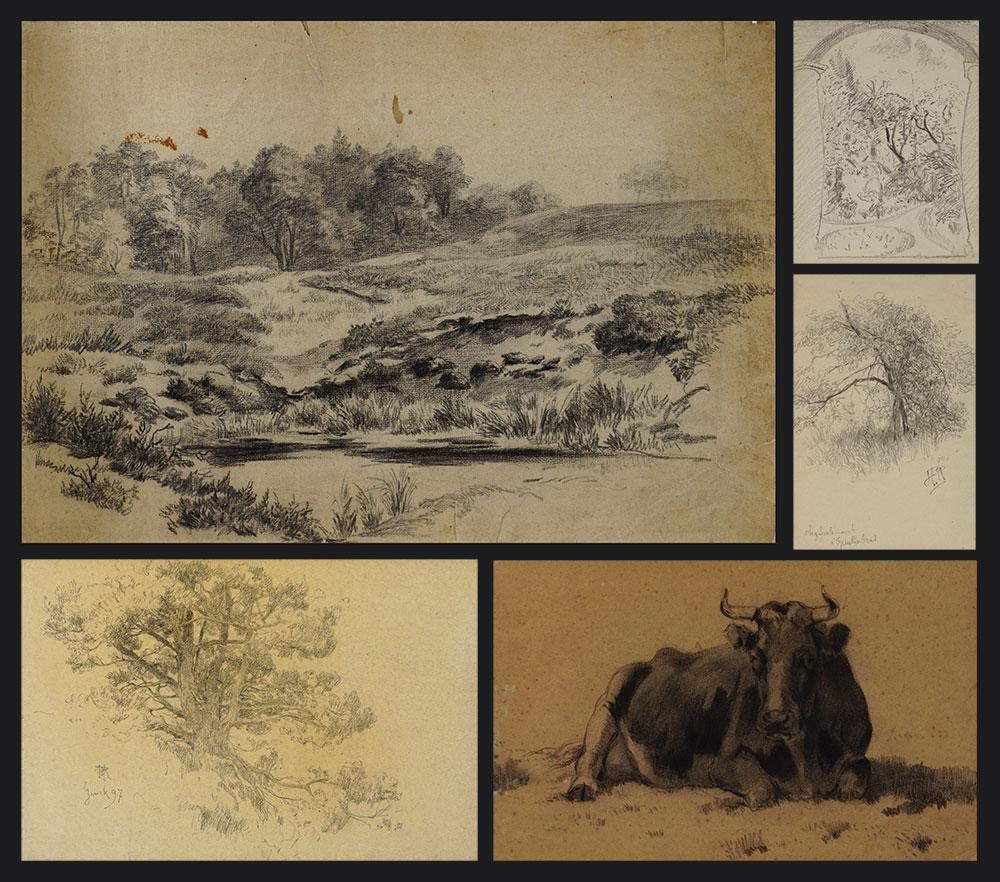 Herman Richir | Untitled - Landscape Sketches (1897) | MutualArt