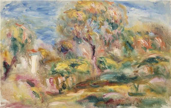 Pierre-Auguste Renoir | Paysage à Cagnes (1916) | MutualArt