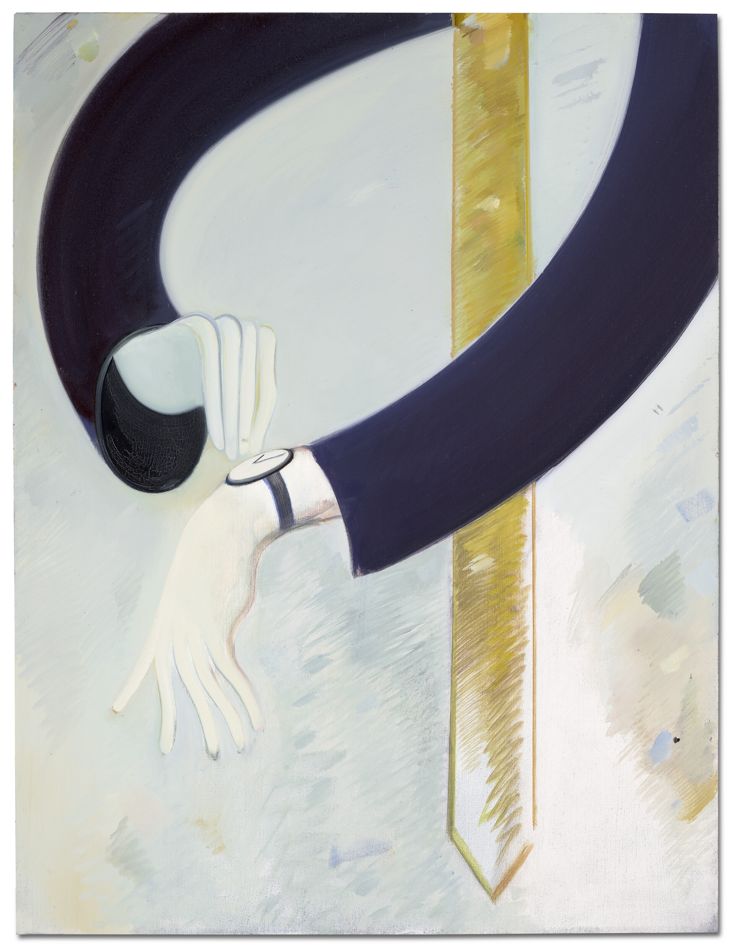 Artwork by Sanya Kantarovsky, Untitled, Made of oil and watercolour on linen