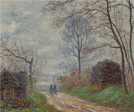 Chemin des Sablons à Moret by Francis Picabia, 1904, Painted in 1904
