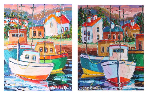 Liezel Le Roux | HARBOUR SCENES | MutualArt