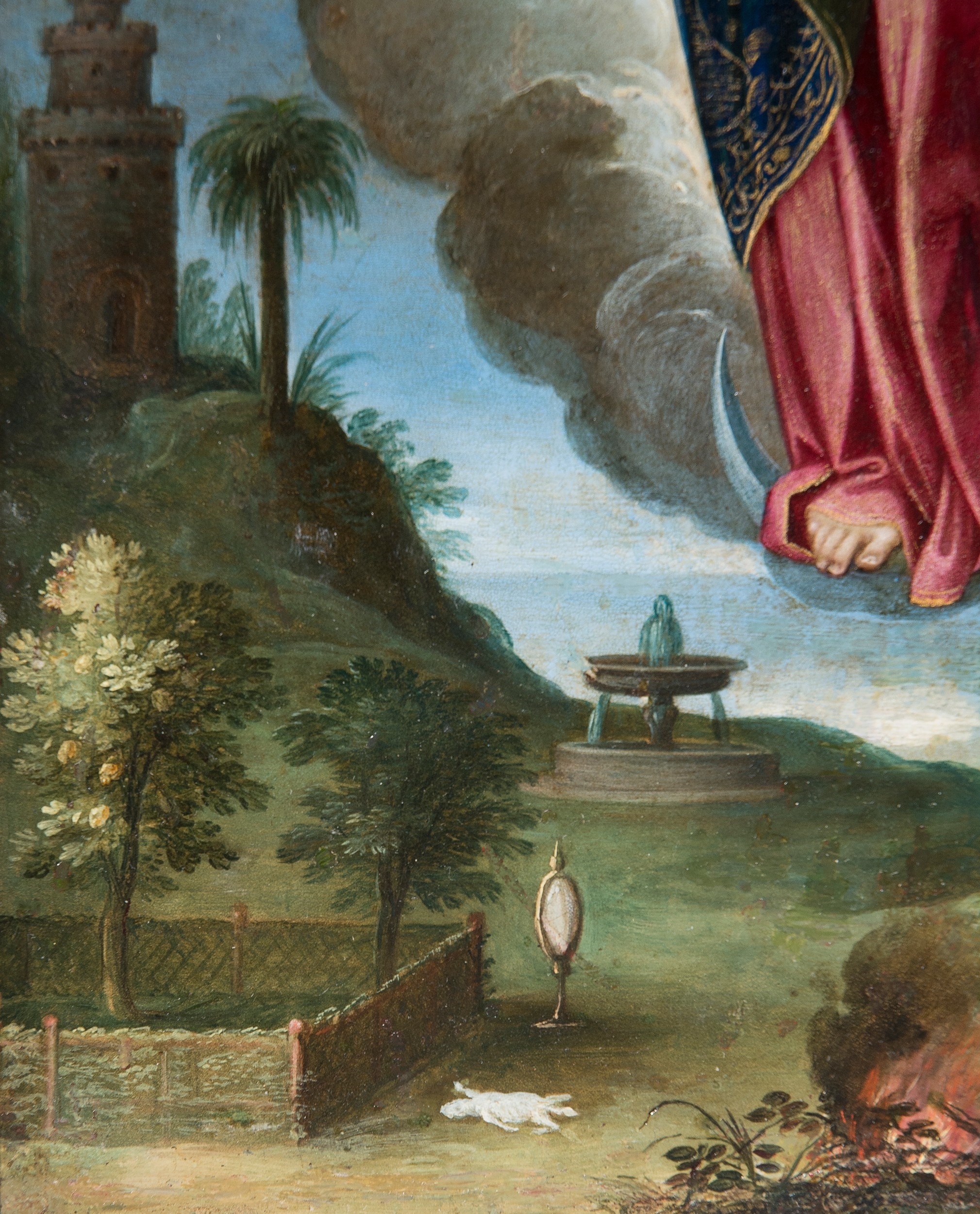 Artwork by Master of San Ildefonso, Tota Pulchra, Made of Oil on copper