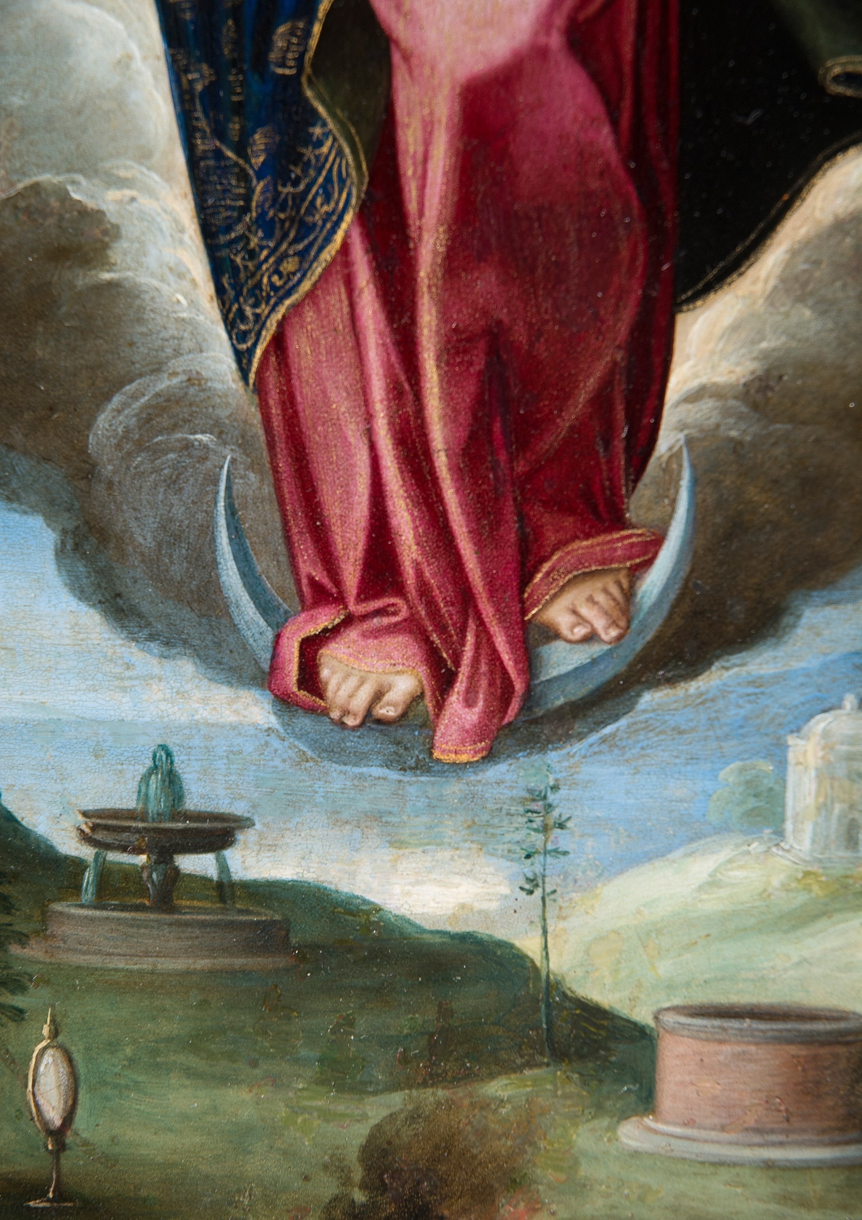 Artwork by Master of San Ildefonso, Tota Pulchra, Made of Oil on copper
