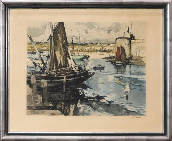 Untitled (Along the Seine) by Ferdinand-Jean Luigini, 1927