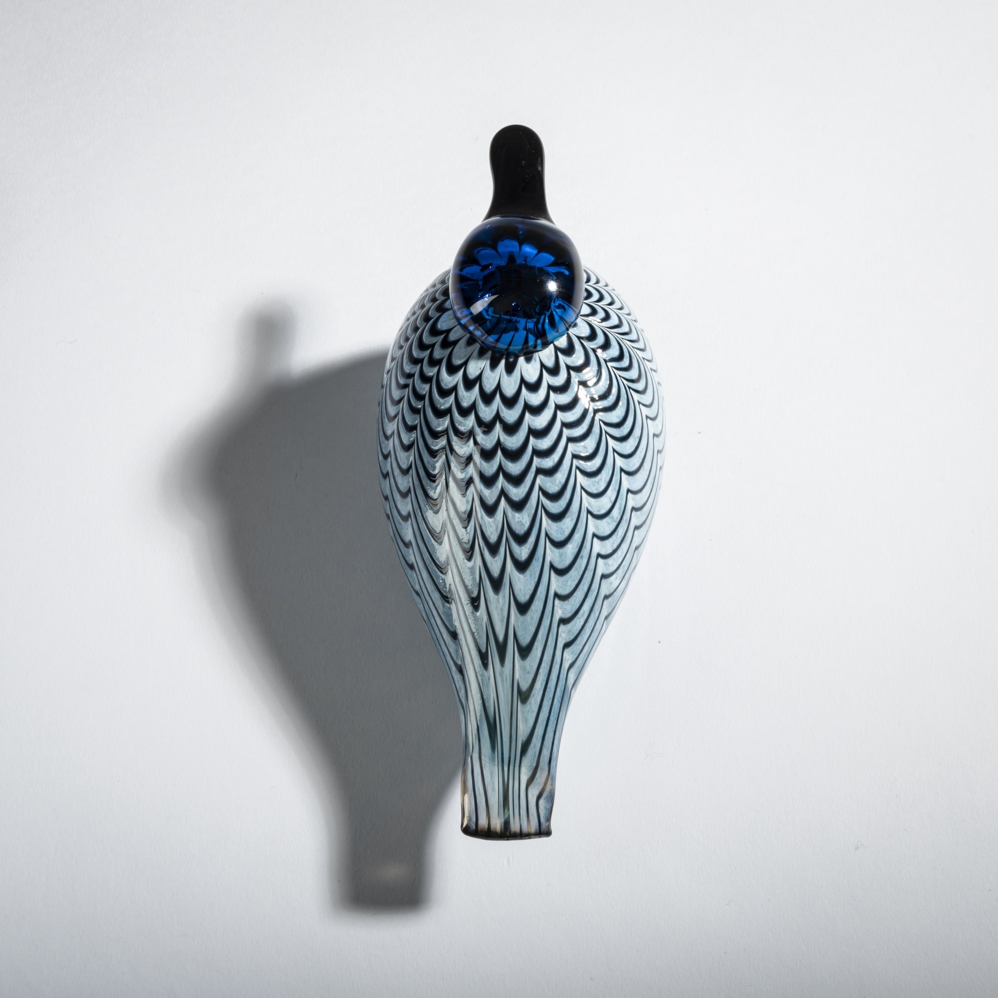 Artwork by Oiva Toikka, Wild duck 'Sinipääsorsa', Made of Cased glass