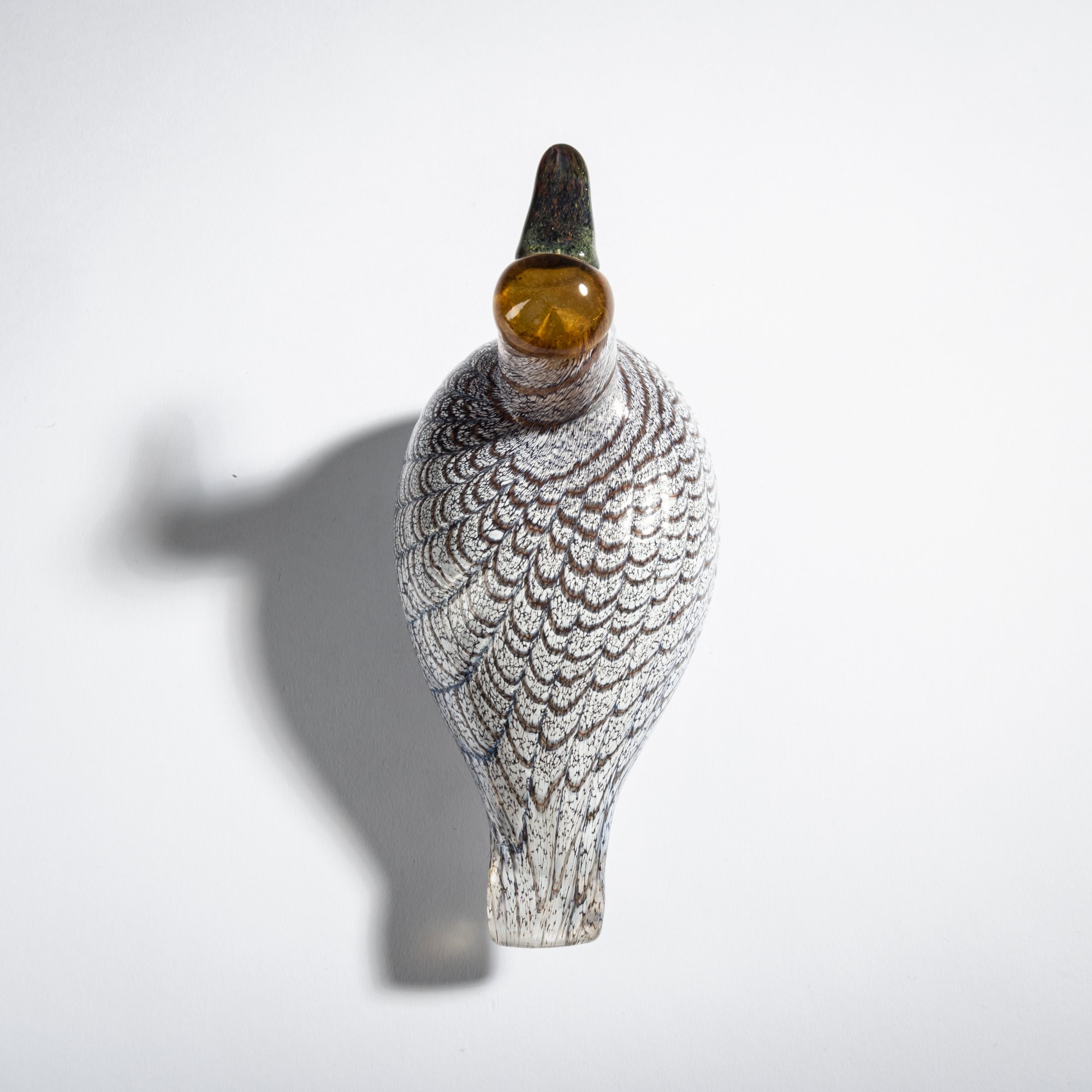 Artwork by Oiva Toikka, Pintail duck 'Jouhisorsa', Made of Cased glass