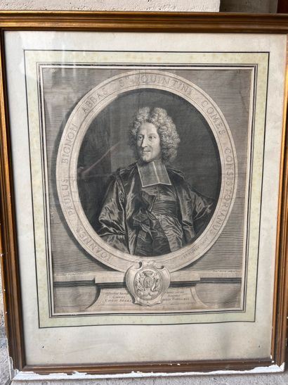 Portrait of Jean Paul Bignon abbot of Saint Quentin en l'Isle by Hyacinthe Rigaud