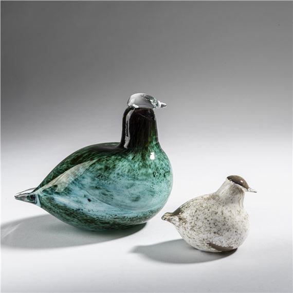 Two ptarmigans 'Kiiruna' by Oiva Toikka, 1981-1994