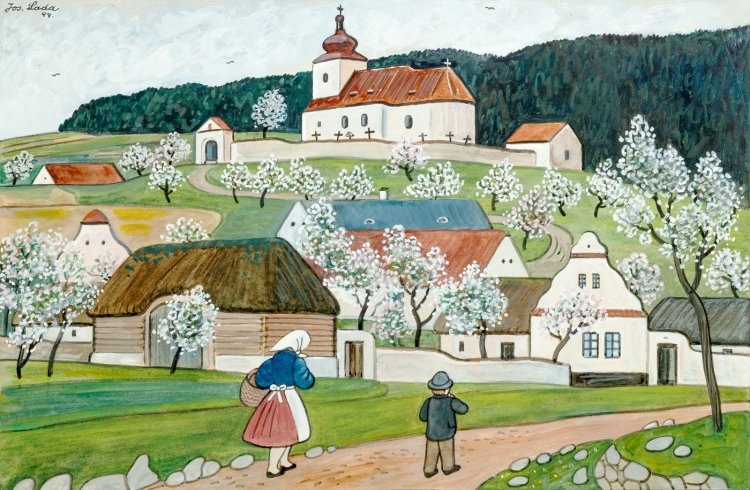 Spring by Josef Lada, 1944