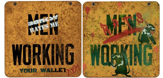 Rats Working by Banksy Hates Me, 2021