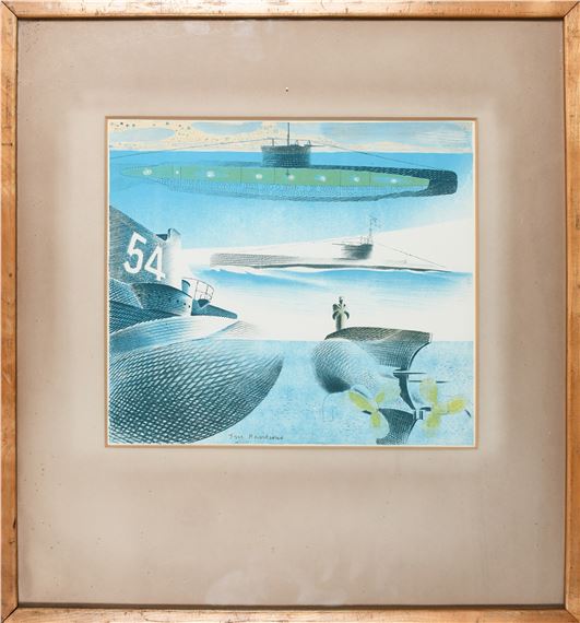Eric Ravilious | Different Aspects of Submarines (1941) | MutualArt