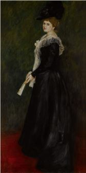 Portrait of a Young Lady Dressed in Black - Andreas Roegels