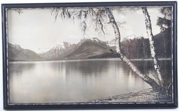 Lake McDonald Glacier Park Photograph by Ray Elmer Marble, circa 1920